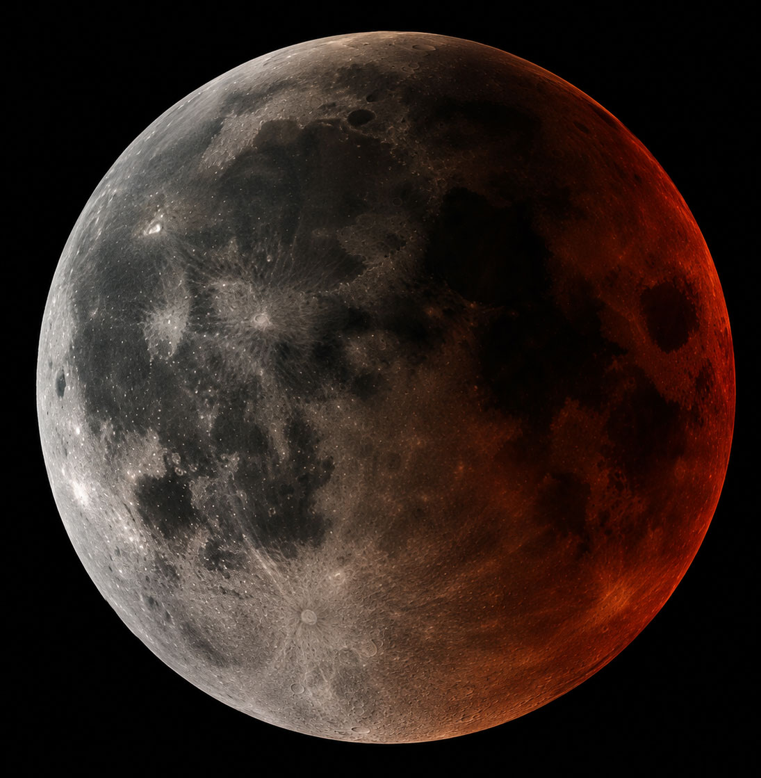 Waxing gibbous moon